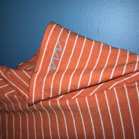 Faherty women’s Turkish cotton tee tangerine XL - Picture 2 of 8